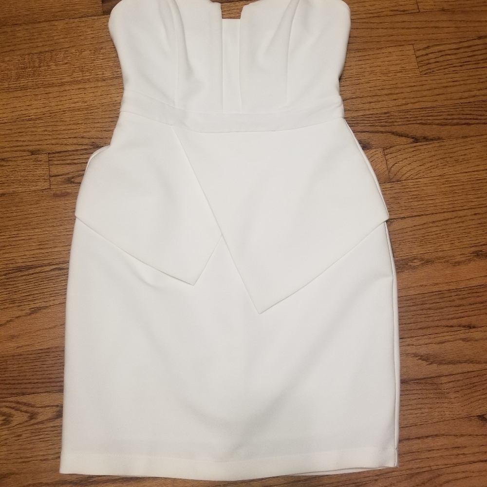 Adelyn Rae off white strapless mini dress - Picture 6 of 13